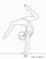 Gymnastics Drawings sketch template
