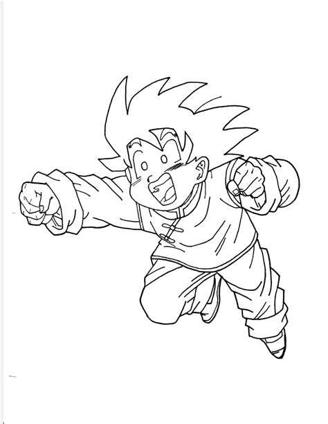 Goten Lineart By Dtracon On Deviantart