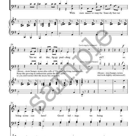 We Wish You A Merry Christmas Satb Alan Simmons Music Choral Sheet