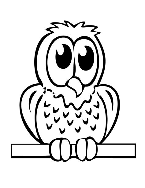 printable coloring pages  owls coloring home