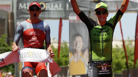 thousands  athletes compete   ironman race