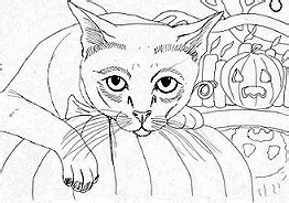 pin  favorite cat colouring pages