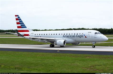 embraer lr erj  lr american eagle envoy air aviation photo  airlinersnet