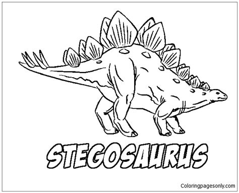 stegosaurus dinosaurs coloring pages dinosaurs coloring pages