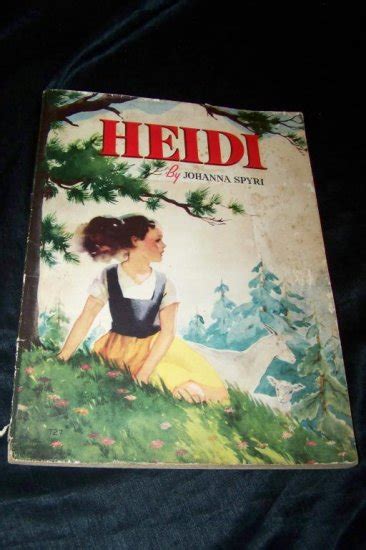 Vintage 1938 Heidi Retold Johanna Spyri Illustrated By