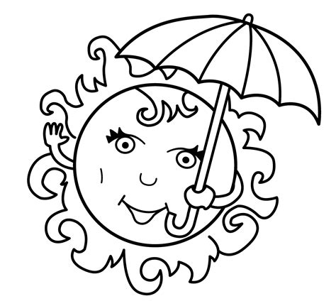 summer printables coloring pages