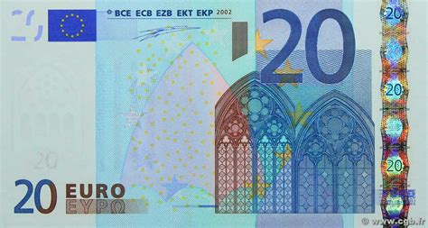 20 Euro Europe 2002 P 03u B79 1082 Billets