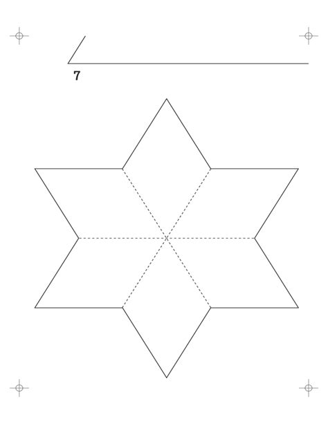 pointed star template