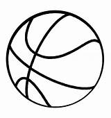 Basketball Coloring Pages Printable Color Ball Clipart Clip Print Adults Court Interesting Popular Coloringtop sketch template