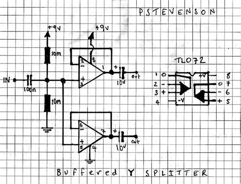signal splitter circuit  recording purpose