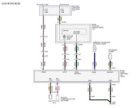 wiring diagram  led tail lights wiring digital  schematic