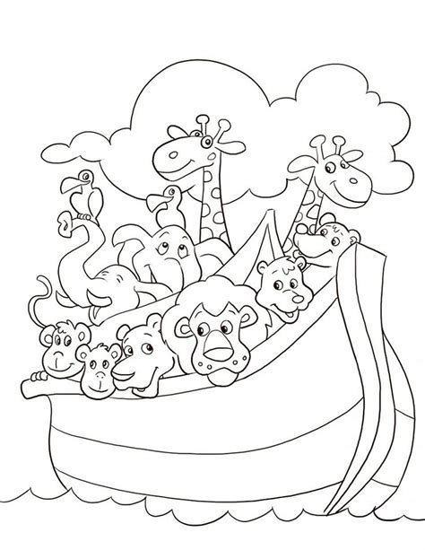 noahs ark animal coloring pages  preschoolers desenhos biblicos