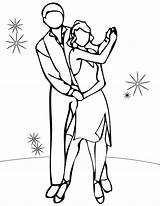 Jazz Couple Danza Colouring Disegno Harlem Insertion sketch template