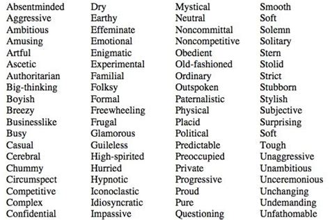 neutral traits    character sheet writing character traits