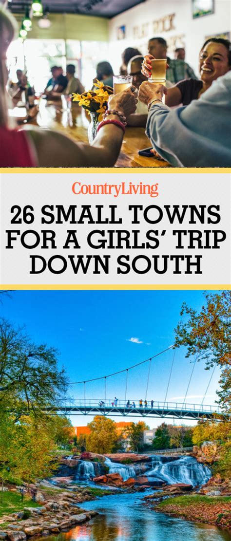 26 small towns perfect for a girls trip down south travel vaca viajes