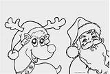 Rentier Ausmalbilder Weihnachtsmann Ausdrucken Cool2bkids sketch template