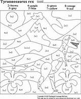 Numbers Malen Zahlen Multiplication Dinosaurios Printout 1st Coloriage Eli Dinosaurier Dino Matematicas Matematica Puzzles Mystery Magique Rechnen Ausmalbilder Dinosaurs Dinosaure sketch template