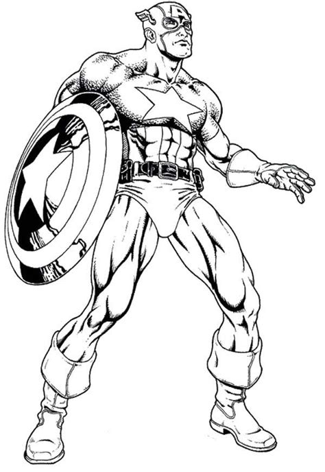 captain america coloring pages  luke  printables