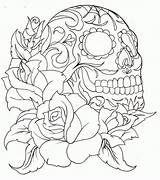 Coloring Tattoo Pages Printable sketch template