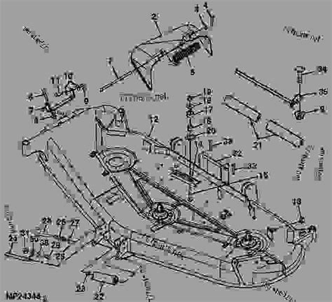 john deere  mower deck parts diagram marifer