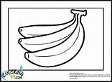 Bananas Isabella Fruit Split sketch template