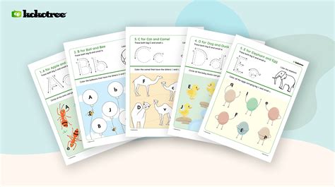 preschool worksheets  printable   kokotree