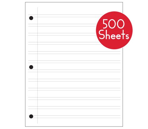 regular notebook paper  sheets notebook paper homeschool