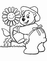 Coloring Bears Pages Kids Bear Color Print Beautiful Printable Adult sketch template
