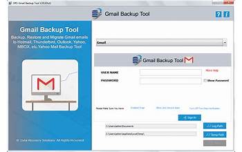 DRS Gmail Backup Tool screenshot #3