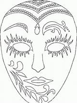 Mardi Coloring Gras Mask Pages Printable Masks Kids Carnaval Sheets African Face Carnival Coloriage Masques Adult Print Para Imprimer Silhouette sketch template