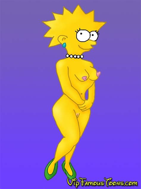 lisa simpson nude posing free famous