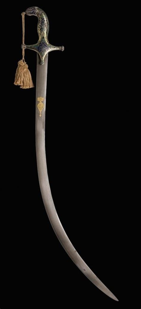 sword 17th century northern india and persia iran safavid period