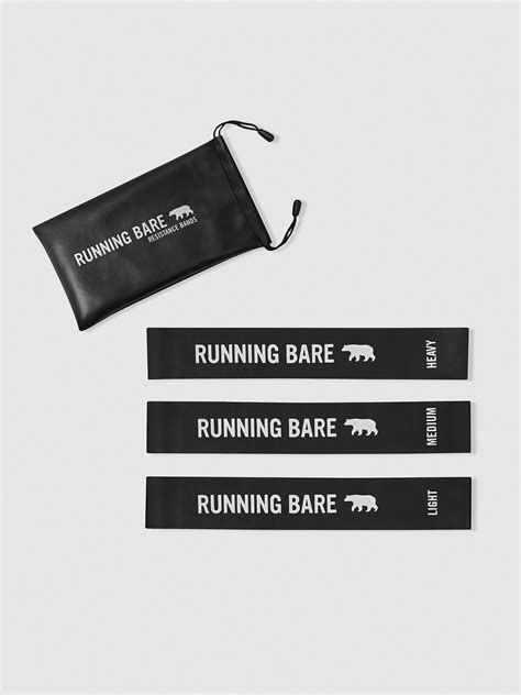 running bare resistance bands and workout accessories