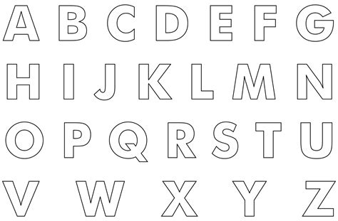 printable letters cut  alphabet letters  cut  alphabet art