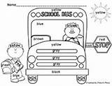 Buses sketch template