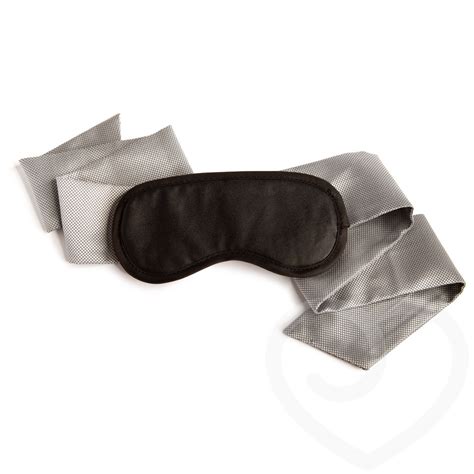 the silver collection satin blindfold lovehoney
