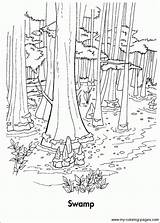 Swamp Coloring 32kb 796px sketch template