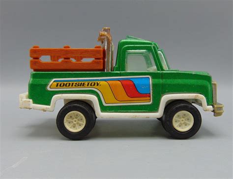 vintage tootsie toy green pickup truck ebay