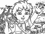 Go Diego Animals Coloring Wecoloringpage sketch template