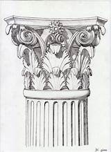 Corinthian Sketch Capital Drawing Architecture Greek Drawings Ancient Deviantart Column Columns Architectural Classical Draw Illustration Sketchbooks Choose Board sketch template
