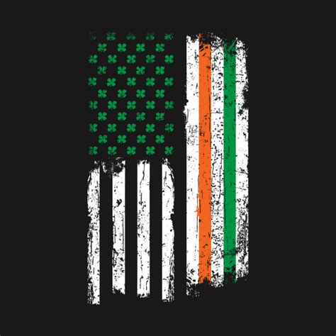 St Patricks Day Irish American Usa Flag Heritage Pride