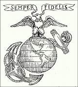 Marine Coloring Pages Corps Getcolorings Printable Print Getdrawings sketch template