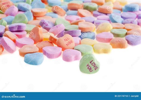 sweetheart candy royalty  stock  image