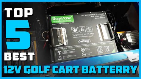 Top 5 Best 12v Golf Cart Battery Review In 2022 Rechargeable Gel Type