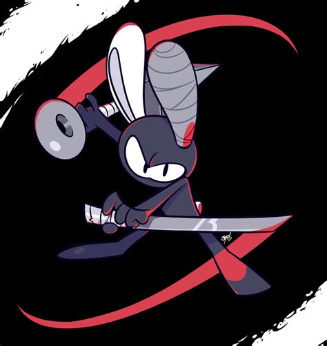ninja rabbit   justindurden  deviantart