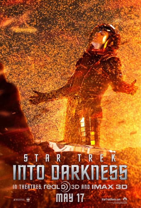 Spock Has A Lava Gasm In Latest Star Trek Into Darkness Poster Giant