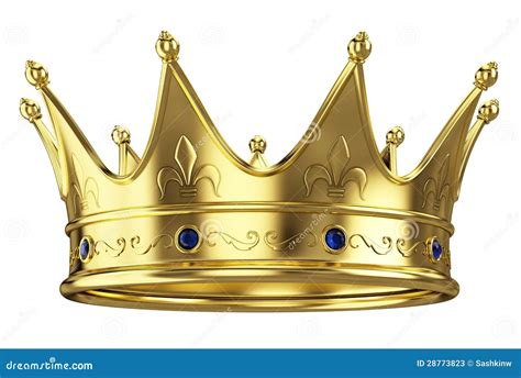 gold crown stock  image