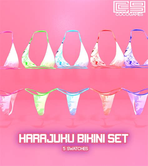 Harajuku Bikini Set Download Here Coco Games