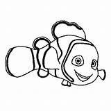 Nemo Fish Coloring Clown Pages Finding Outline Clownfish Drawing Squirt Laughing Marlin Clipart Cartoon Color Cliparts Clip Colouring Printable Kids sketch template