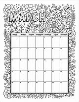 March sketch template